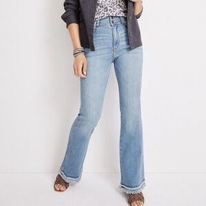 KanCan™ Flare High Rise Double Frayed Hem Jean
